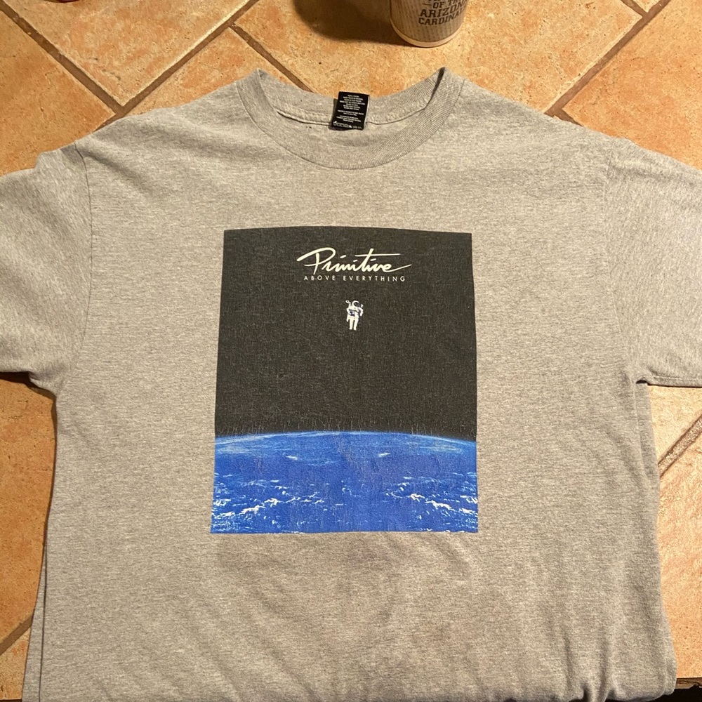 Primitive Grey space tee